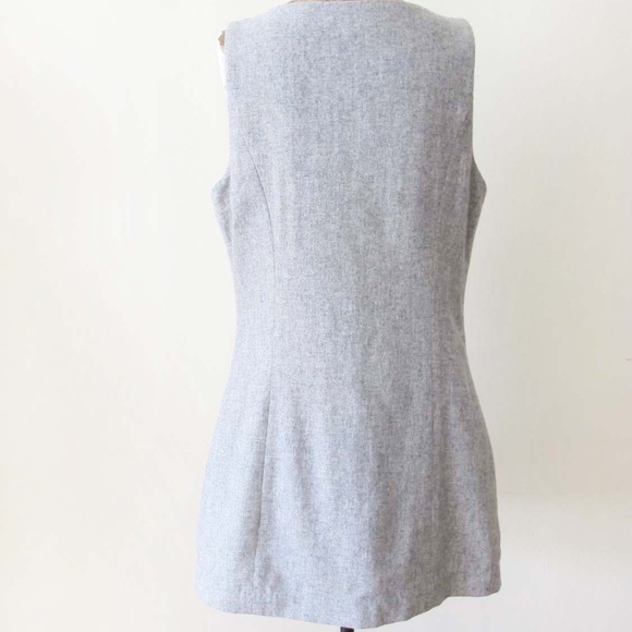 Steven Alan Gray Wool Mini Dress Pinafore M - Picture 6 of 6